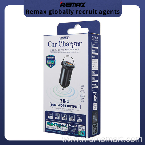 Remax RCC233 Qc Pd 30W Adapter Usb Car